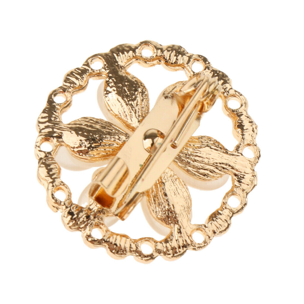 12Pcs Women Metal Alloy Brooch Lapel Pin Collar Tips Fashion Brooch Pins Set