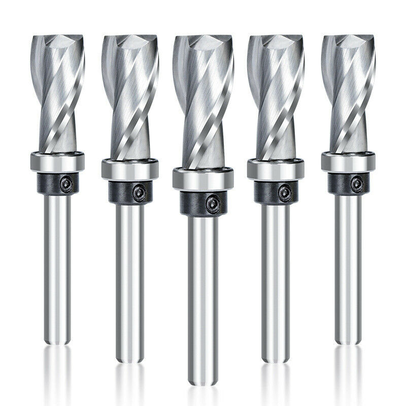 6Mm Shank Double Flute Flat Blade Carbide End Mills Engraving Milling Cutter