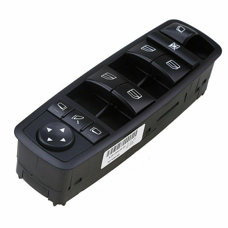 Door Side Master Window Control Switch Black LH For Mercedes-Benz R320 GL320 123