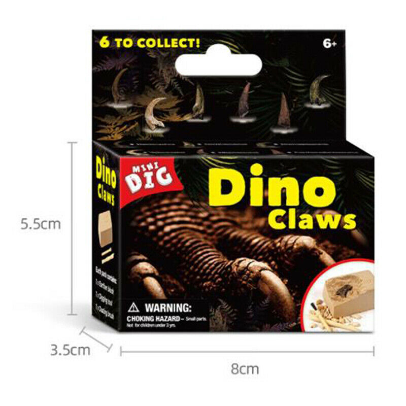 Random 1Pcs Dinosaur Paw Fossil Dig Kit Crafts Toys DIY Assembly Mo Fx