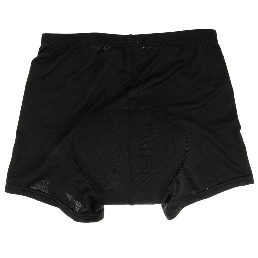 2x Men Women Cycling Shorts Gel Padded Bike Cycle Short Pants S-XXL Women+Blue+L