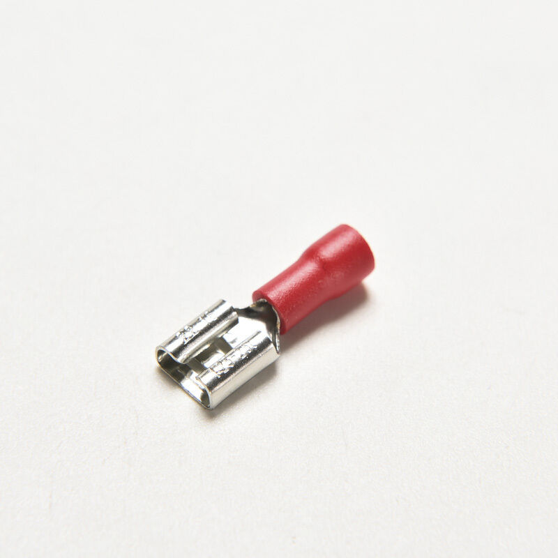 New 20 RED Female Insulated Spade Wire Connector Crimp Terminal 16-22AWG .l8