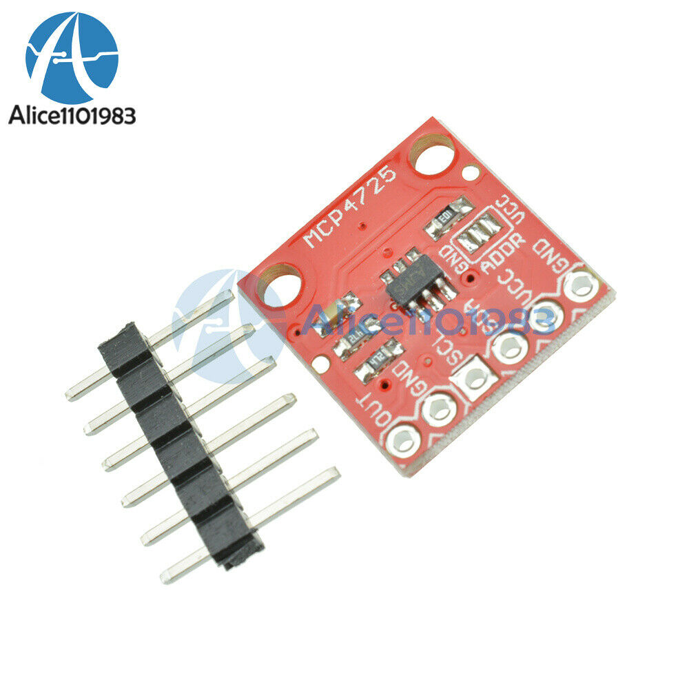 2Pcs MCP4725 I2C DAC Breakout Development Board module 12Bit Resolution 2.7-5.5V