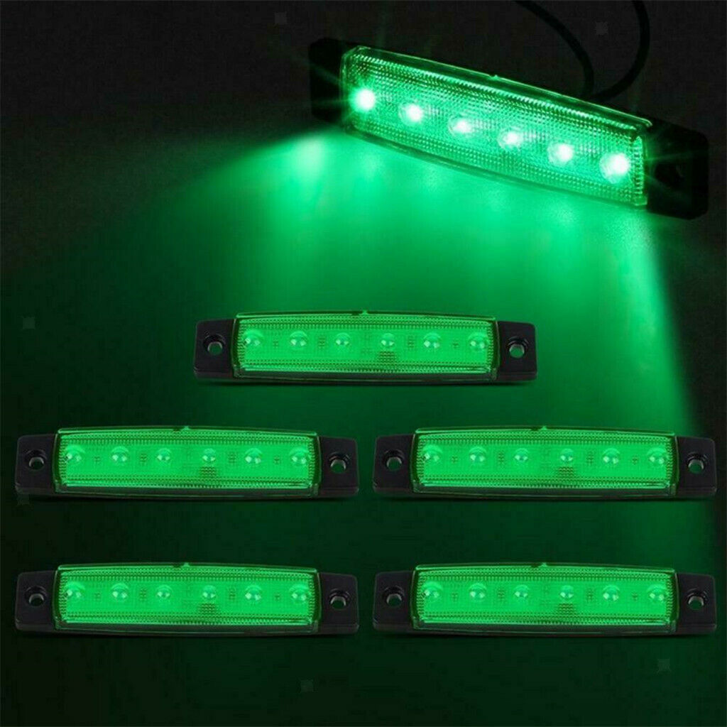 4x & Green Boat Navigation Light LED Lights Marine Starboard DC 12V for