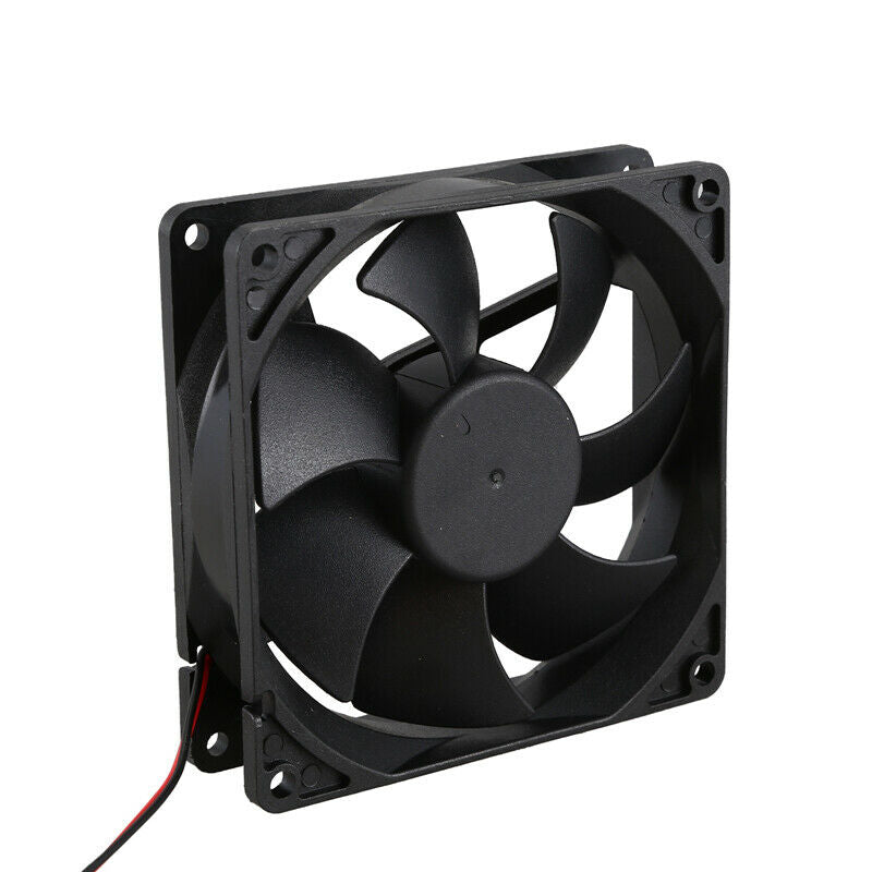 92mm x92mm x 25mm DC 12V 2Pin 65.01CFM Computer Case CPU Cooler Cooling Fan E3M7