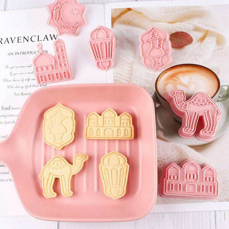 6 sets of cookie cutters Cake Baking DIY Tools EID MUBARAK Ramadan Biscuit Mold