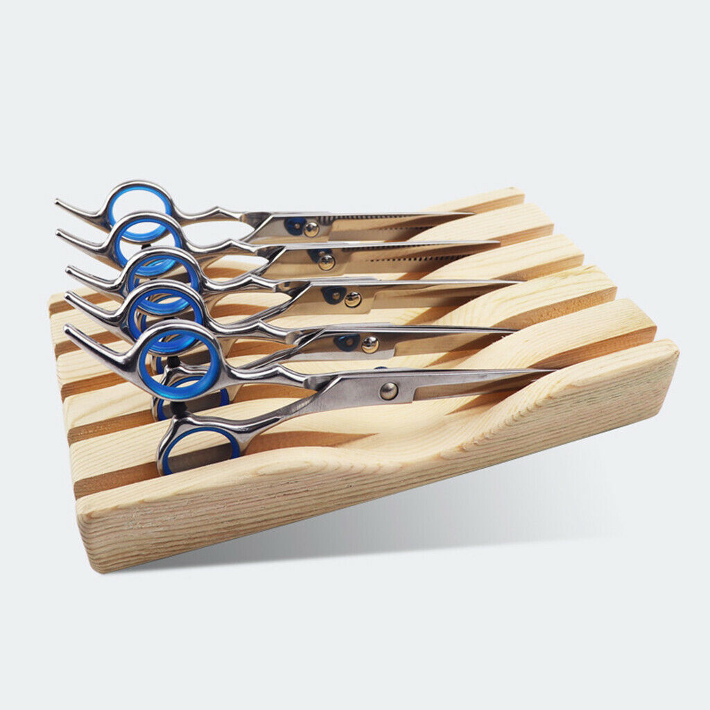 Professional Hair Scissor Shears Razor Holder Display Barber Stylist Tool