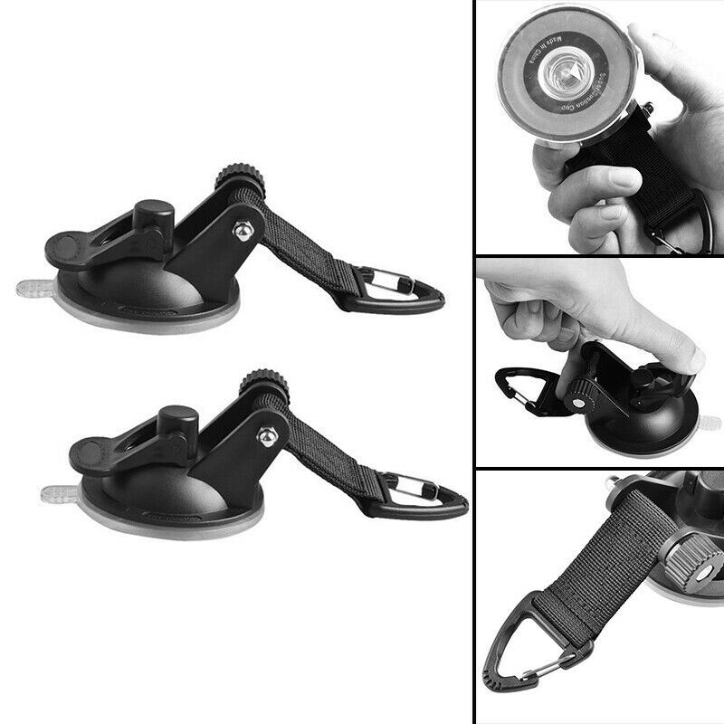 1Pc Strong Suction Cup Anchor Securing Hooks outdoor Camping Tarp Awning H Lt