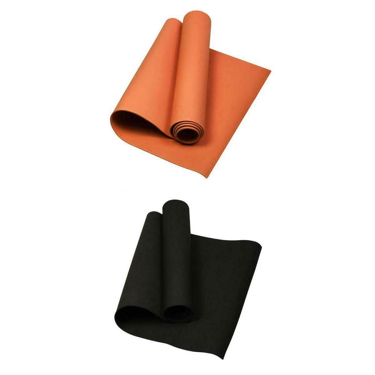 2Pcs Thick Pilates Yoga Mat Non Slip Exercise Workout Mats for All Ages