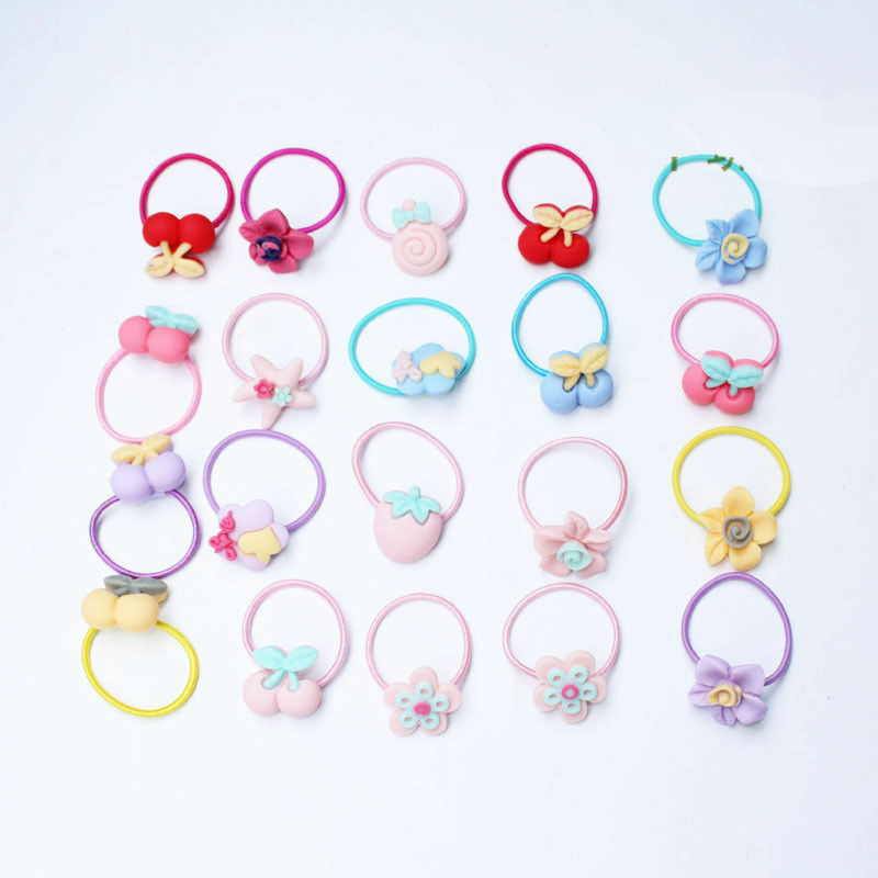 10* Baby Kids Girls Hair Accessories Elastic Hair Band Ties Rope Ponytail Holder