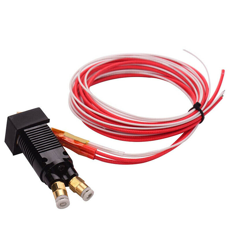 2 in 1 Out Dual Color Metal Hotend Extruder 24V fit for Ender-3 TEVO ALFWISE A6