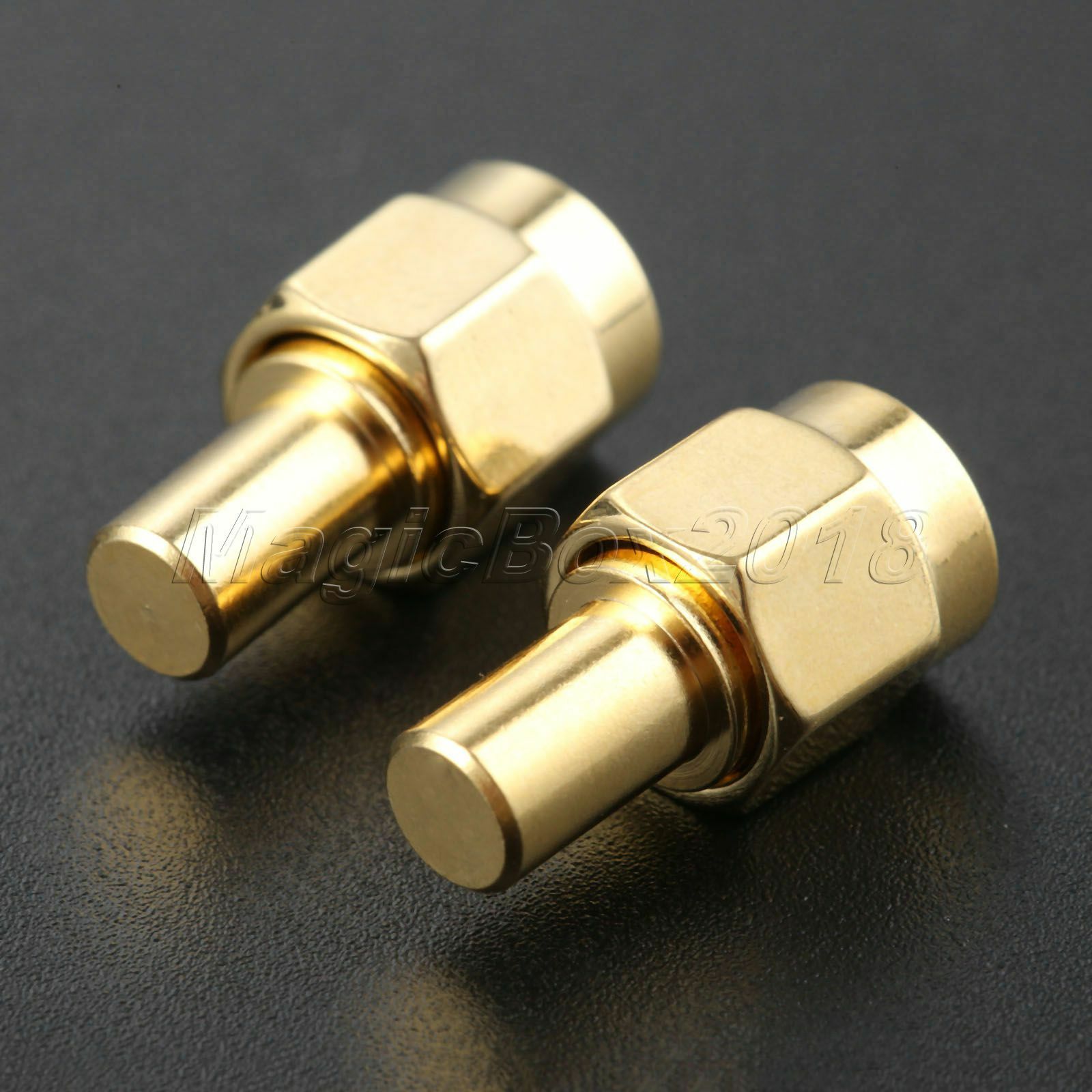 2Pcs 2Watt Connector SMA Male RF Coaxial Termination Dummy Load DC 50Ohm to 3Ghz