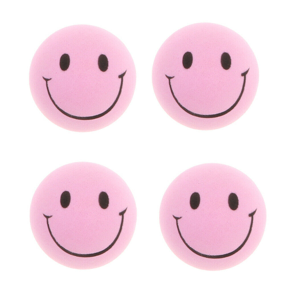 2.4'' EVA Ball Bouncy Balls Soft Foam Balls Pet Toys, Pack of 4 - Pink