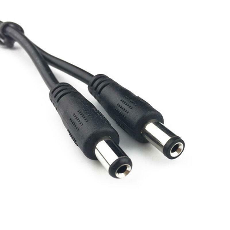 DC Power Plug 5.5 x 2.1mm Male To 5.5 x 2.1mm Male CCTV Adapter Connector Cable