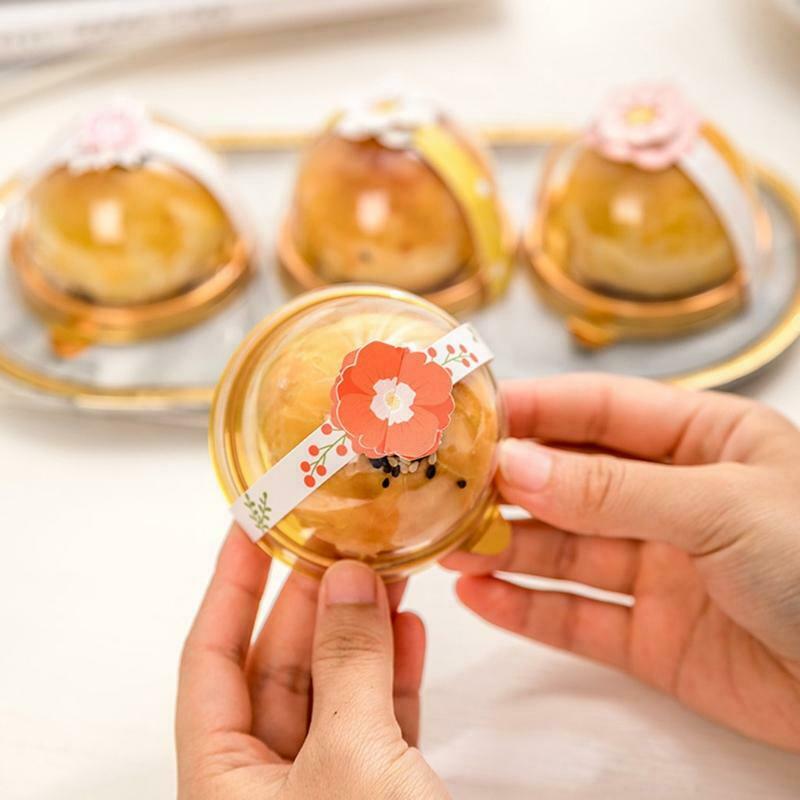 Decoration Label Stickers 110 Pieces Packaging Mooncake Pastry Sealing Design