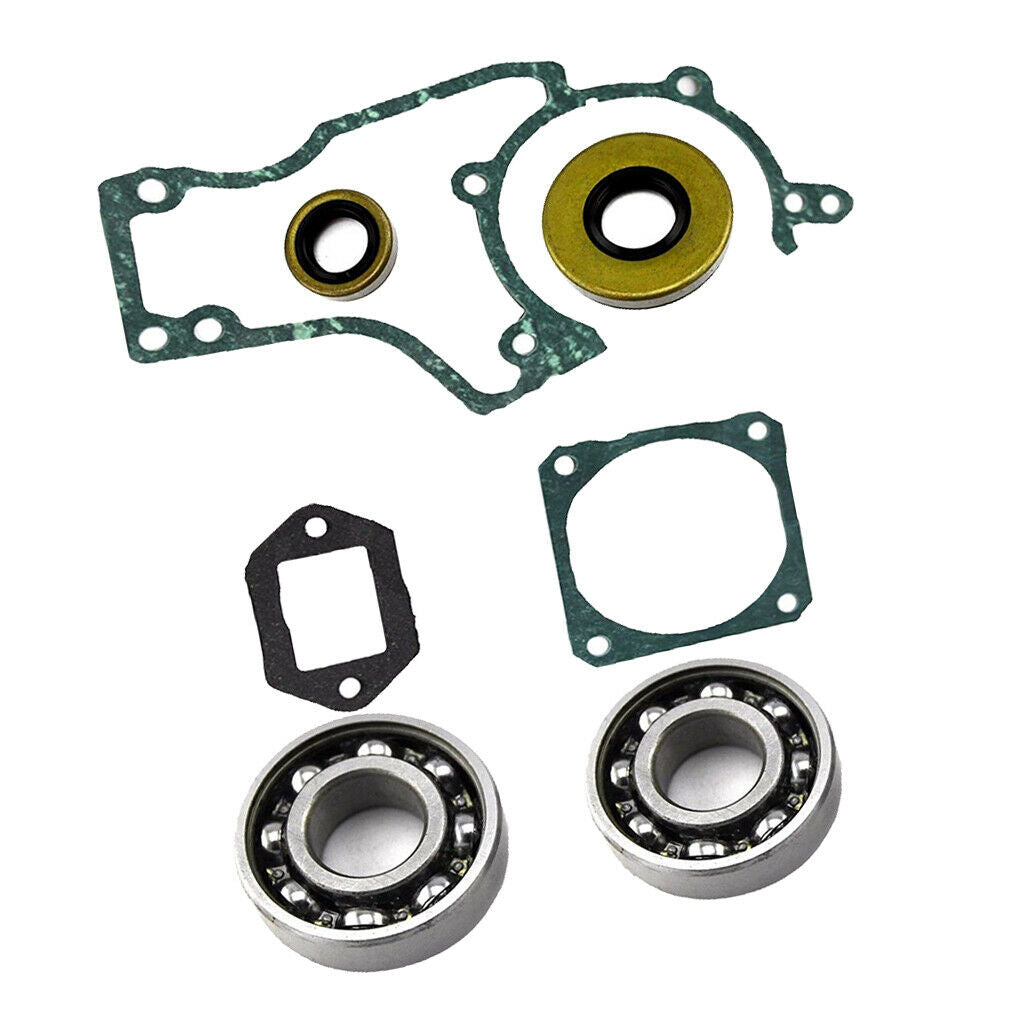 Ball Bearings Oil Seal Cylinder Gasket Set Fits for STIHL 038 MS380 MS381