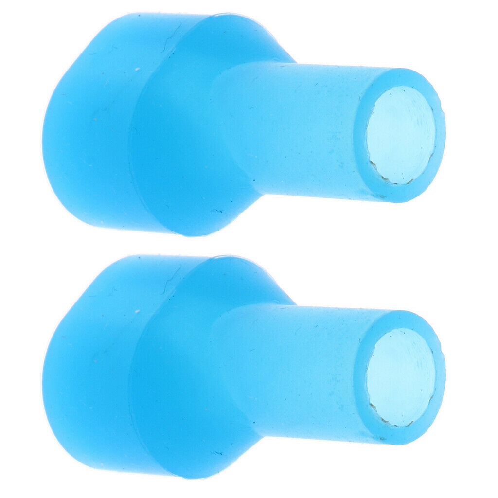 2x Tube Bite Valve Mouthpiece Hydration Pack Water Bladder Piping Nozzle Blue