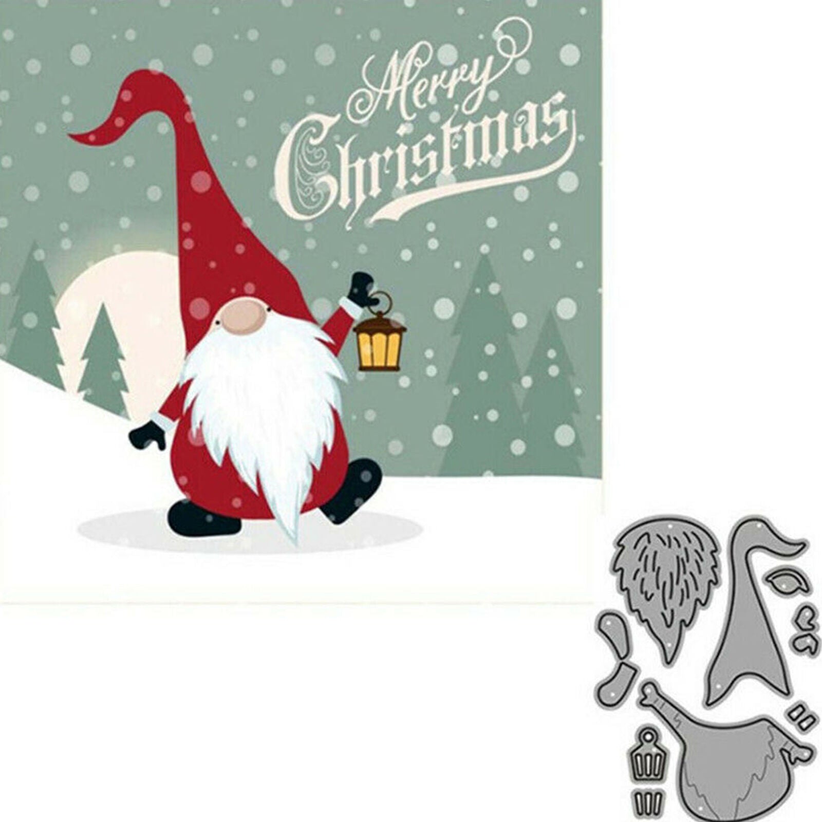 Stamping Template Santa Claus Wedding Christmas Easter Birthday Card Album