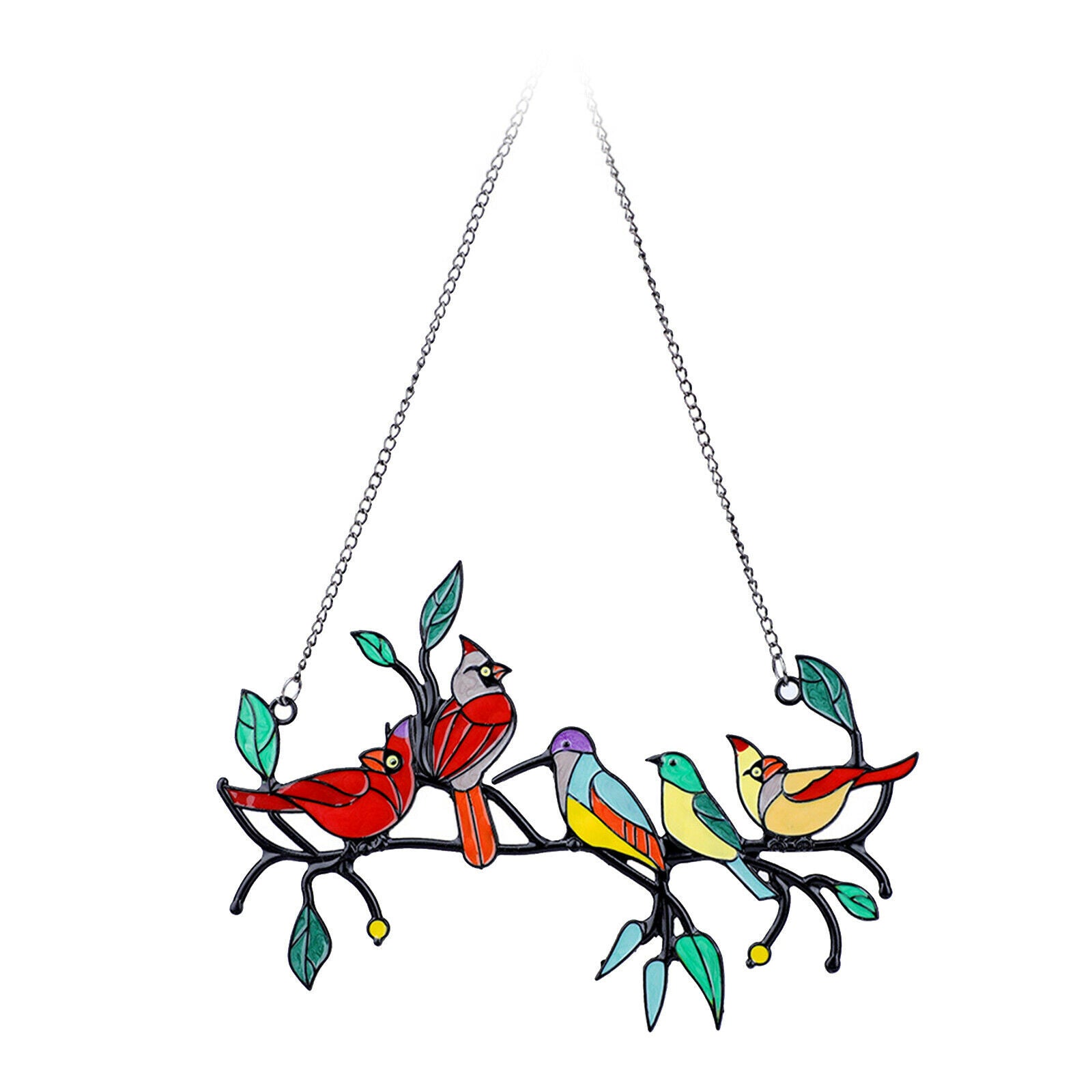 Suncatcher Window Panel Decoration Hanging Gifts for Bird Lovers