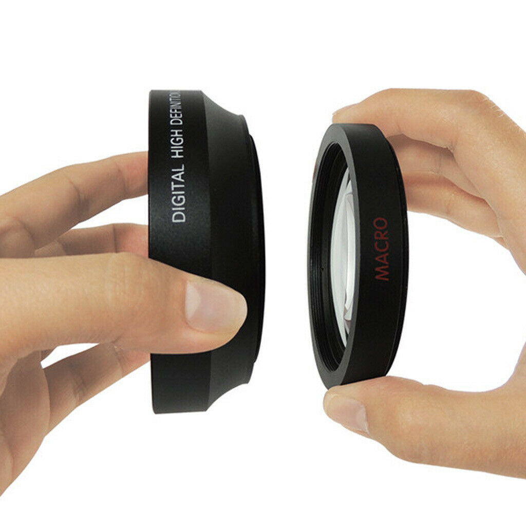 52mm 0.45x HD super wide angle lens with macro for Canon EOS 70D 60D 7D