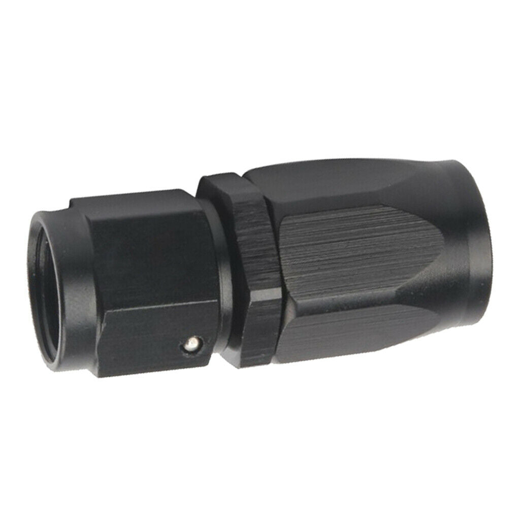 Universal Reusable Anoized AN 6 6AN Straight Black 0 Degree AN6 Hose End