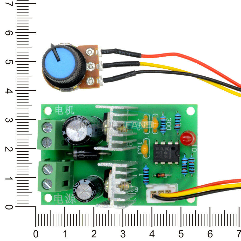 5PCS 24V 3A 12V-36V Pulse Width PWM DC Motor Speed Regulator Controller Switch