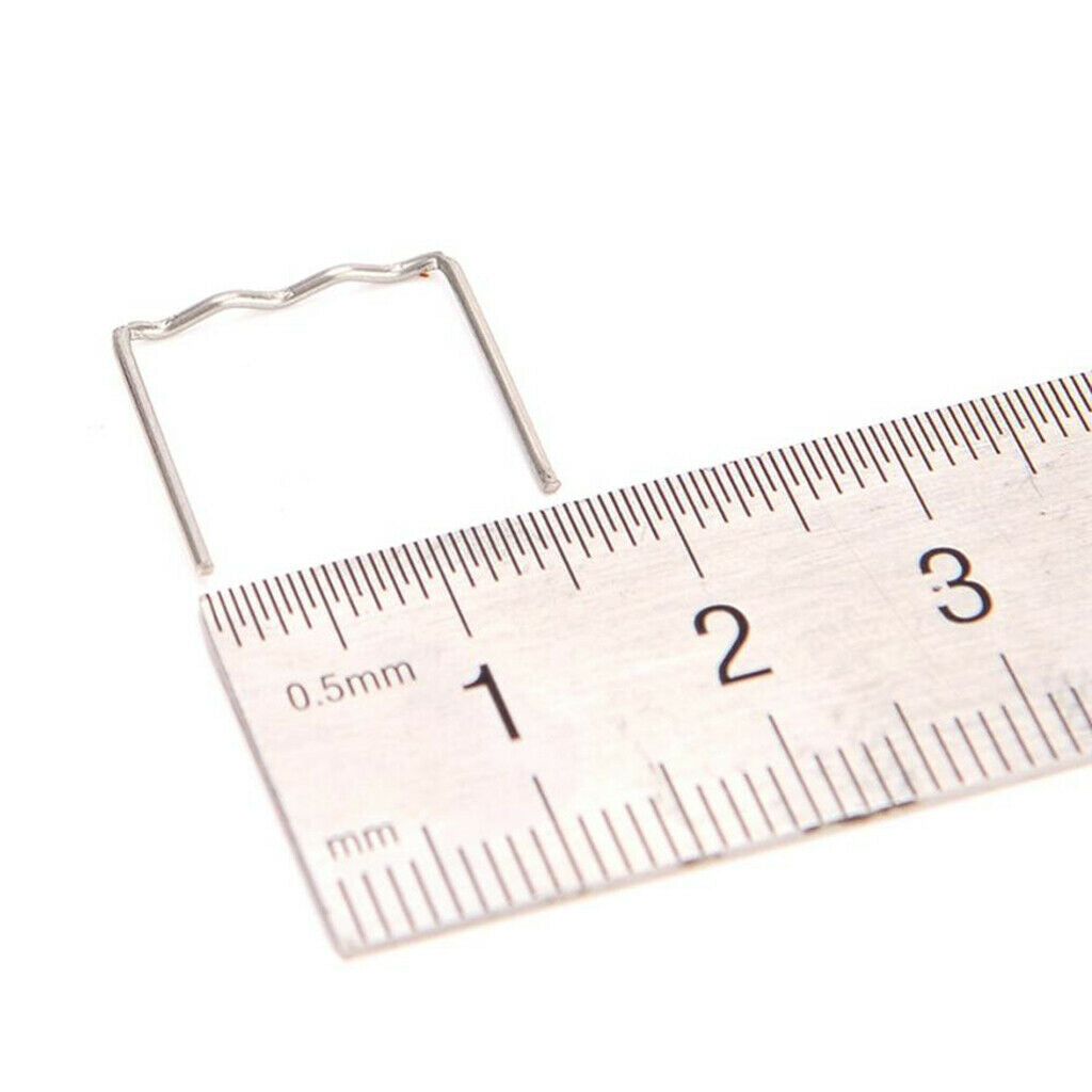 100pcs 0.8mm Pre-Cut S Type Staples Repair Welders For Car Plastic Welder