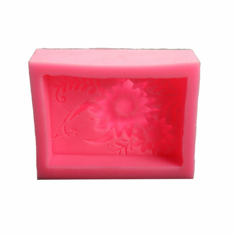 Silicone Soap Mold Sun Flower Craft Fondant Mould DIY Cake Supply Chocola.l8