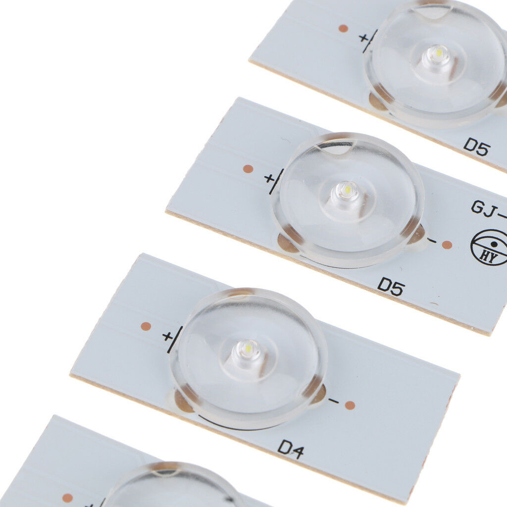 20pcs 6V SMD Lamp Beads with Optical Lens Fliter for 32-65" LED TV Repair