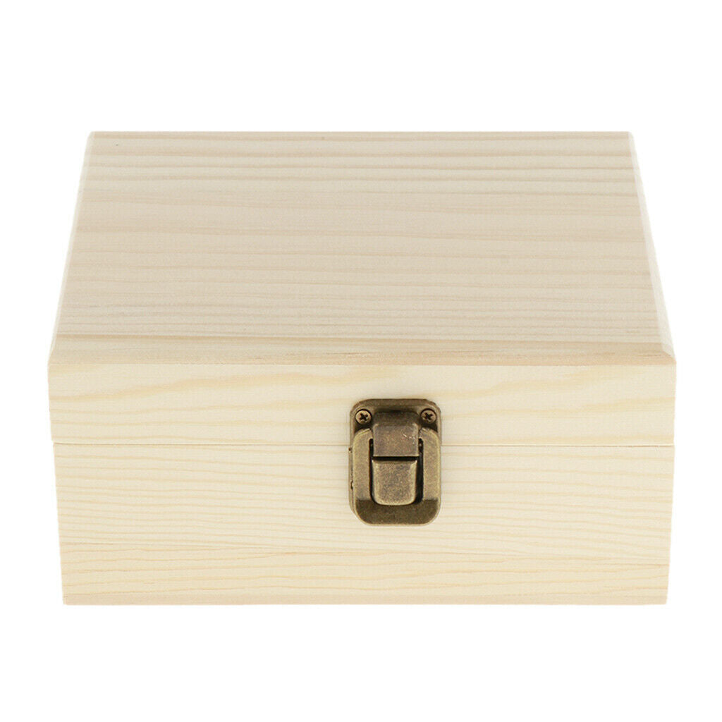 12 Grids Handmade Natural Essential Oil Display Storage Box Carrying Case