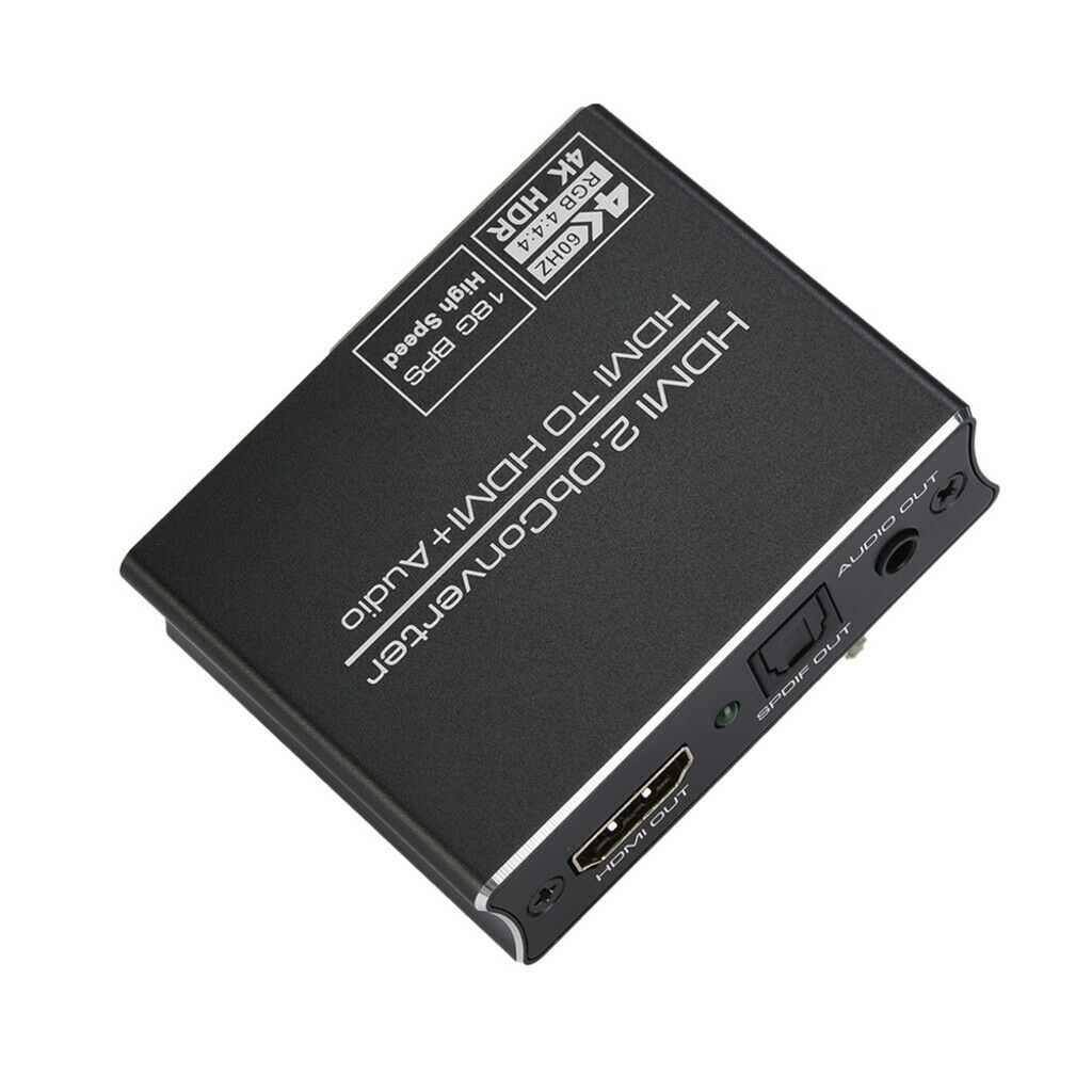 4Kx2K HDMI to HDMI 3.5mm Stereo Audio Extractor Converter HDMI Splitter Adapter