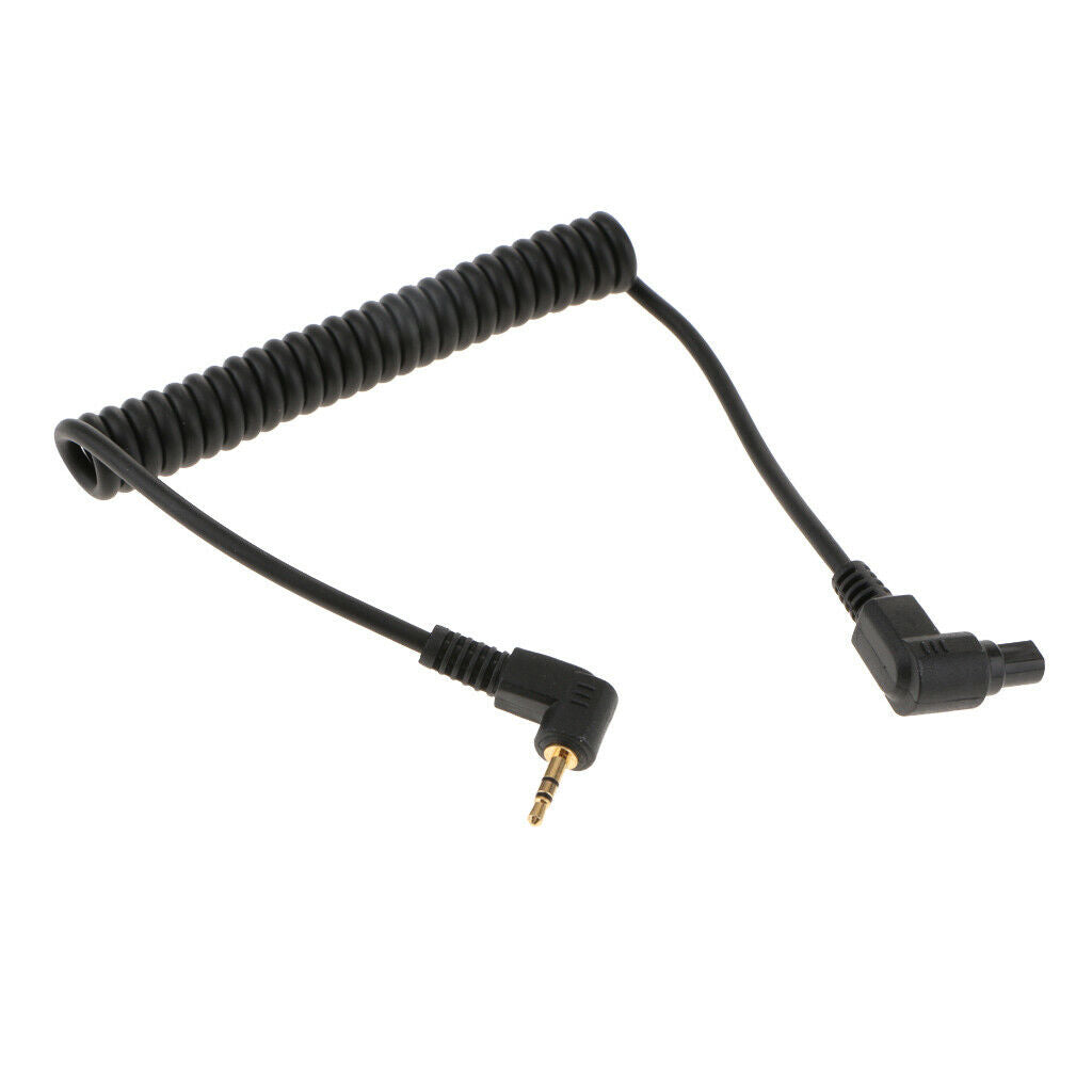 2.5mm to RS-80N3 C3 Remote Shutter Release Connecting Cord Cable for Canon 3-Pin