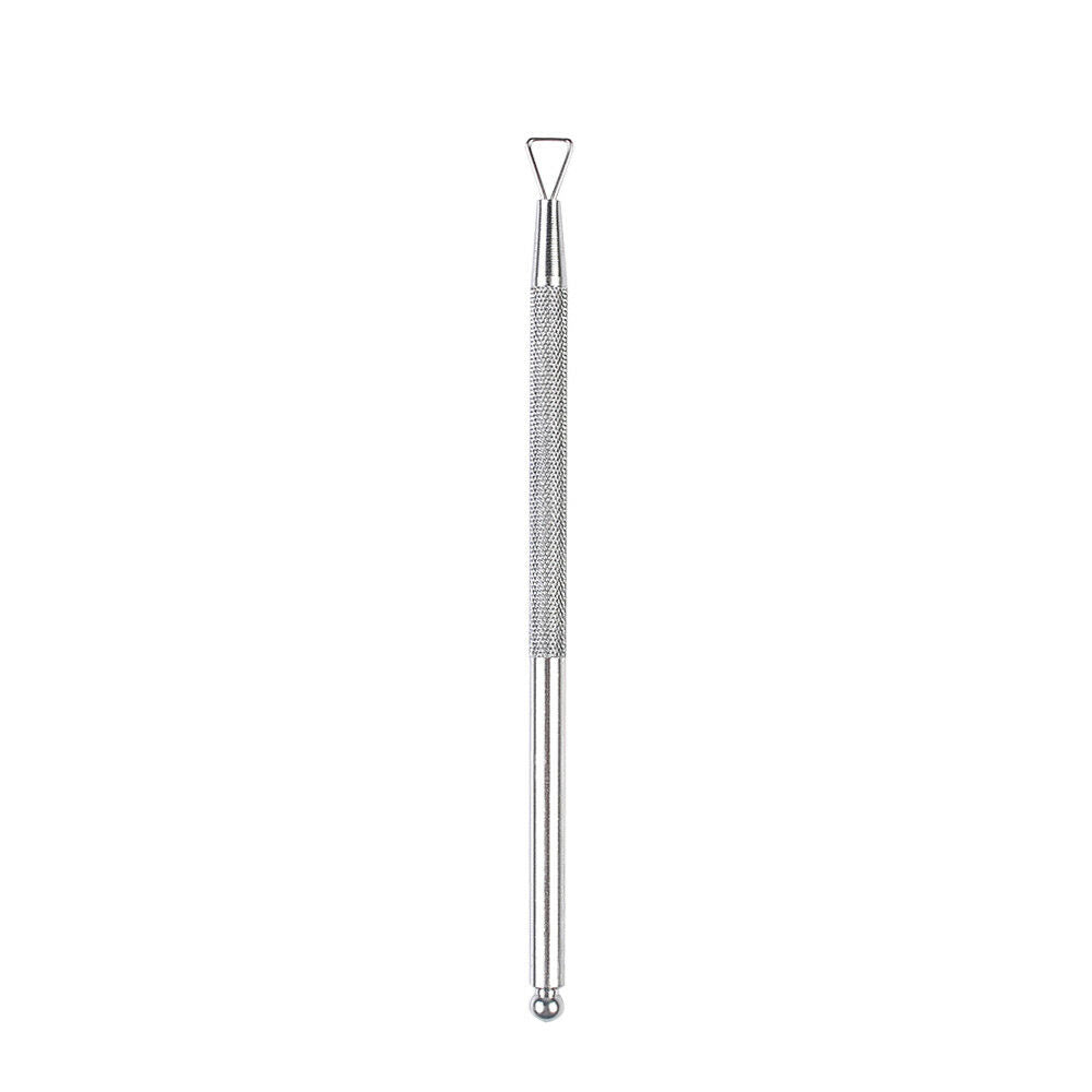US Pro Stainless SteelUV Gel Polish Remover Triangle Stick Rod Pusher Nail Tools