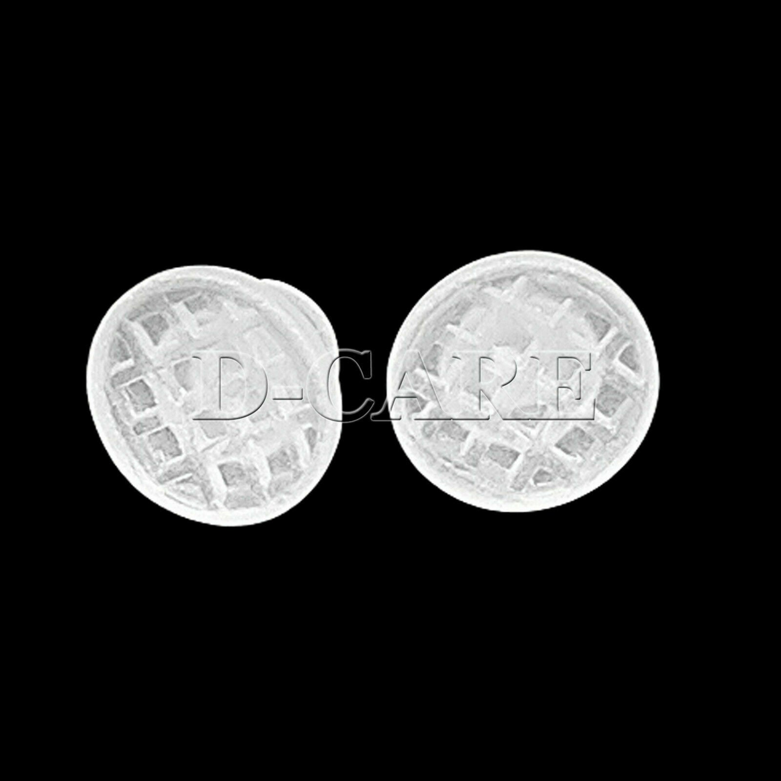 10pcs/pack Dental Orthodontic Lingual Buttons Bondable Round Flat Ceramic DC