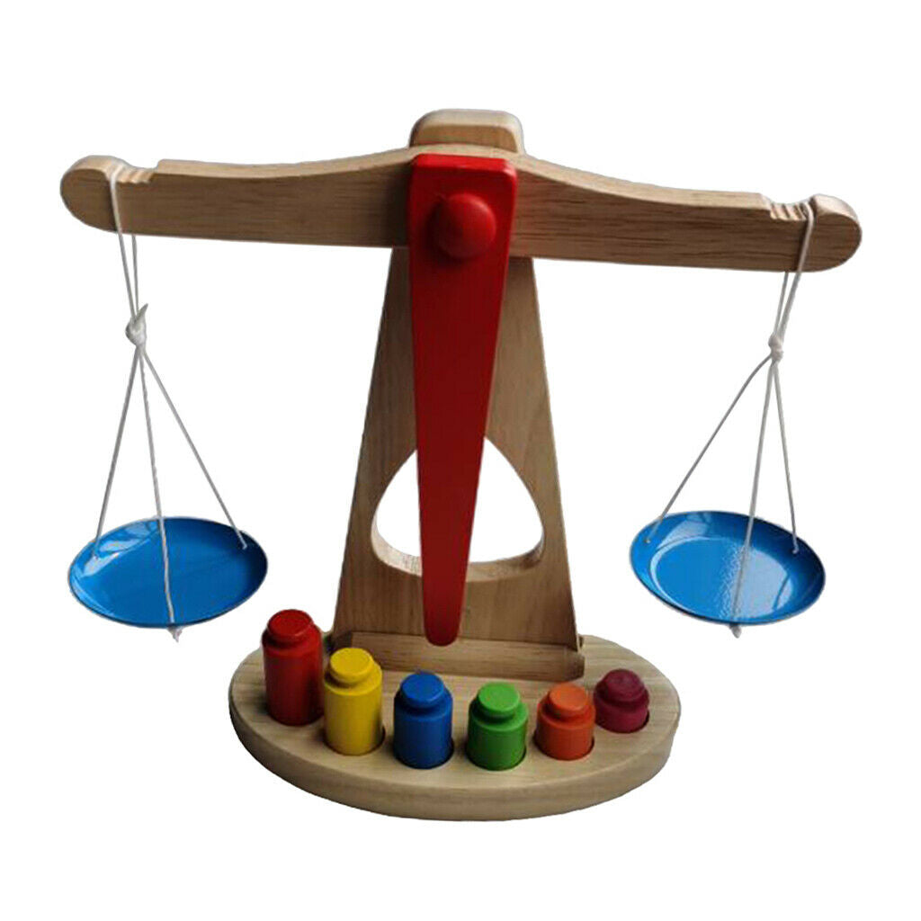 Kids Early Development Counting Toys ,Weighing Scale Montessori Educational Math