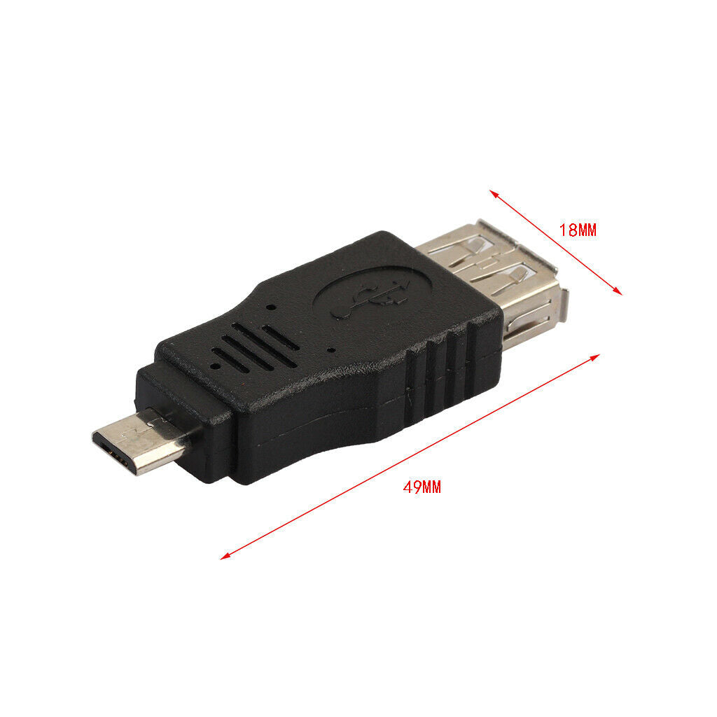 12Pcs/Set Micro USB, USB A, Mini 5Pin Adapter OTG For Android Tablet Phone