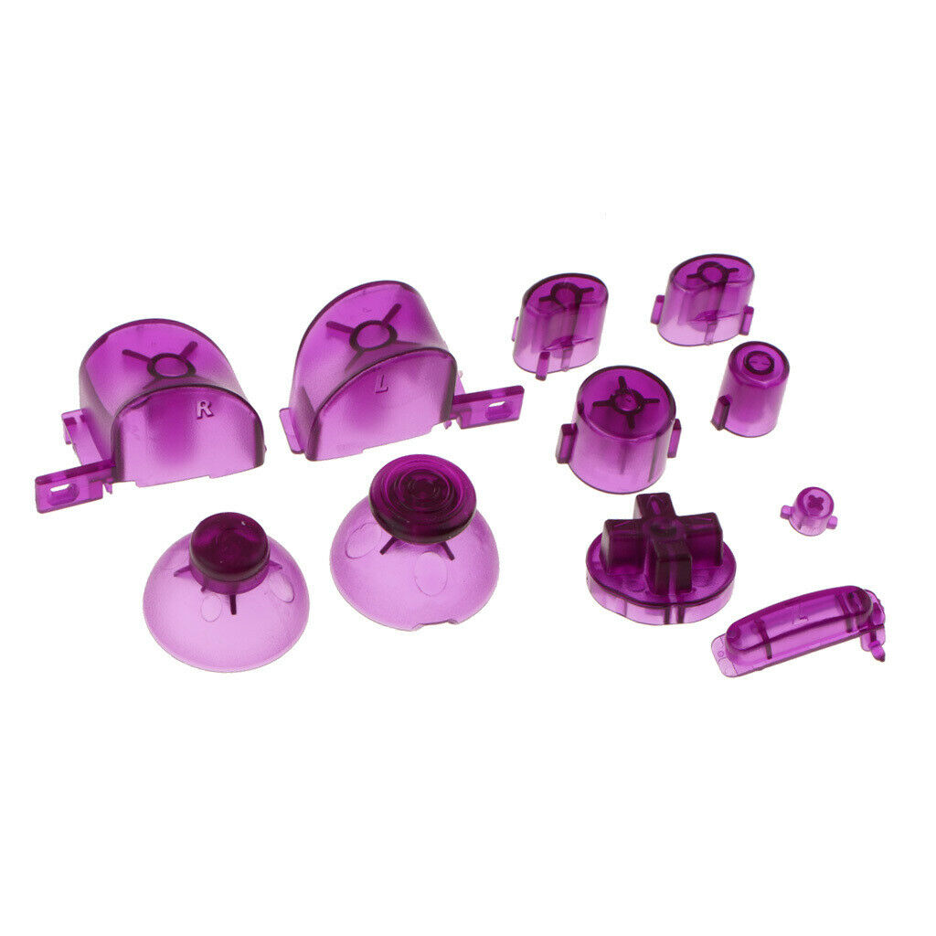 Bullet ABXYZ Buttons+Thumbsticks & D-pad for   NGC Controller Purple