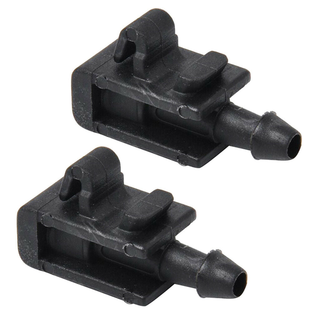 2pcs Front Wiper Washer Spray Jet Nozzles For Renault Megane II 2005-07