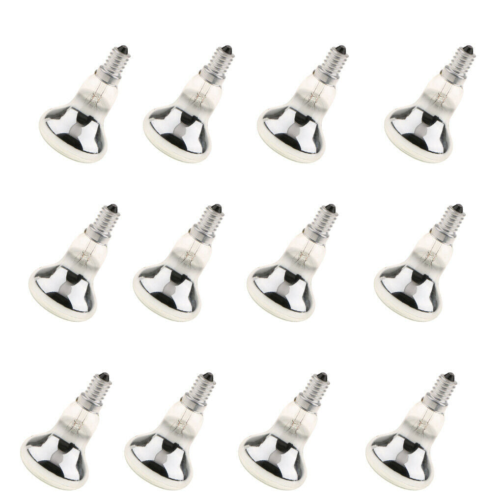 12 Pieces Respectful Medium Adapter Ambient Bulb SES E14 40W R39 Desk Lighting