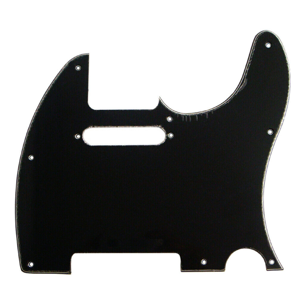 8 Holes Electric Guitar Pickguard, Black