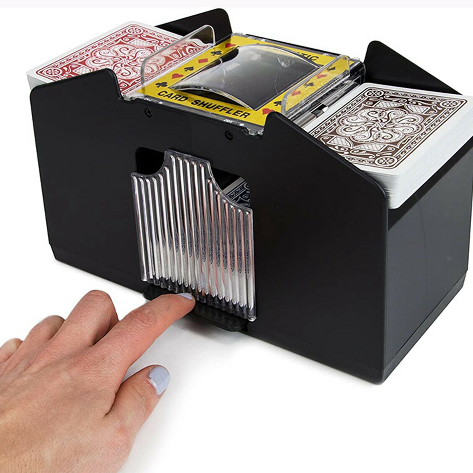 4-deck Automatic Card Shuffler Home Matches Classic Poker
