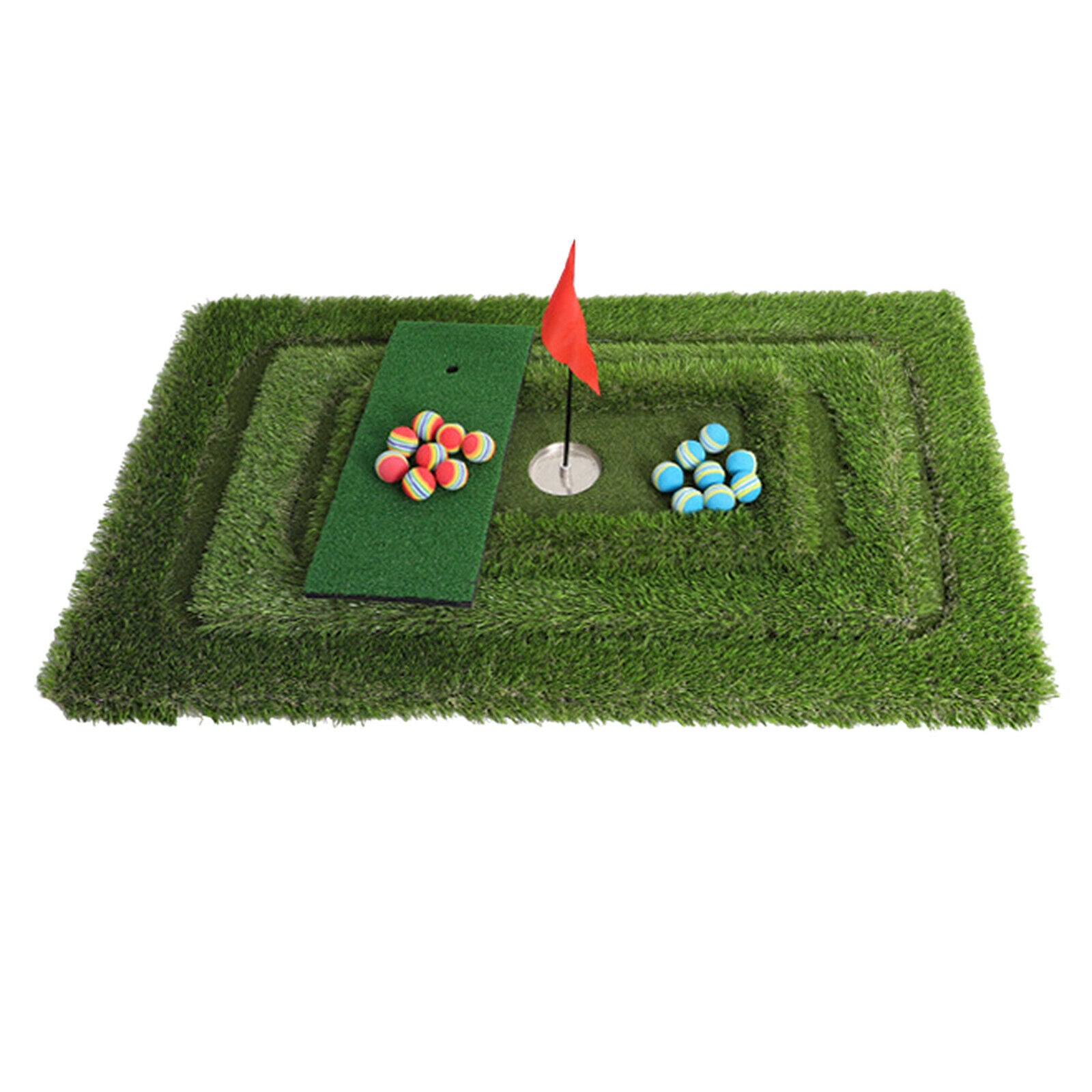 Floating Golf Putting Mat Practice Green Training Aid Swimming Pool Water