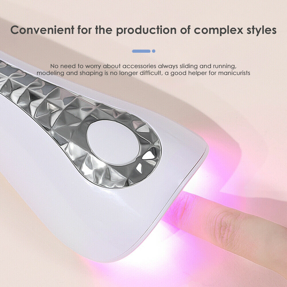 8W Mini Portable Red Light Nail Art Machine LED/UV Ultraviolet Gel Nail Lamp