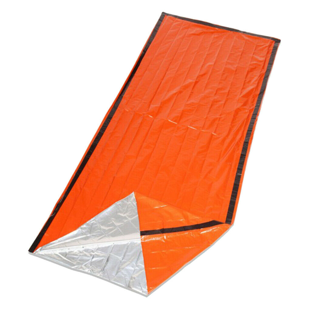 Sleeping Bag First Aid Tent For Outdoor Camping Hiking Sun Protection Orange