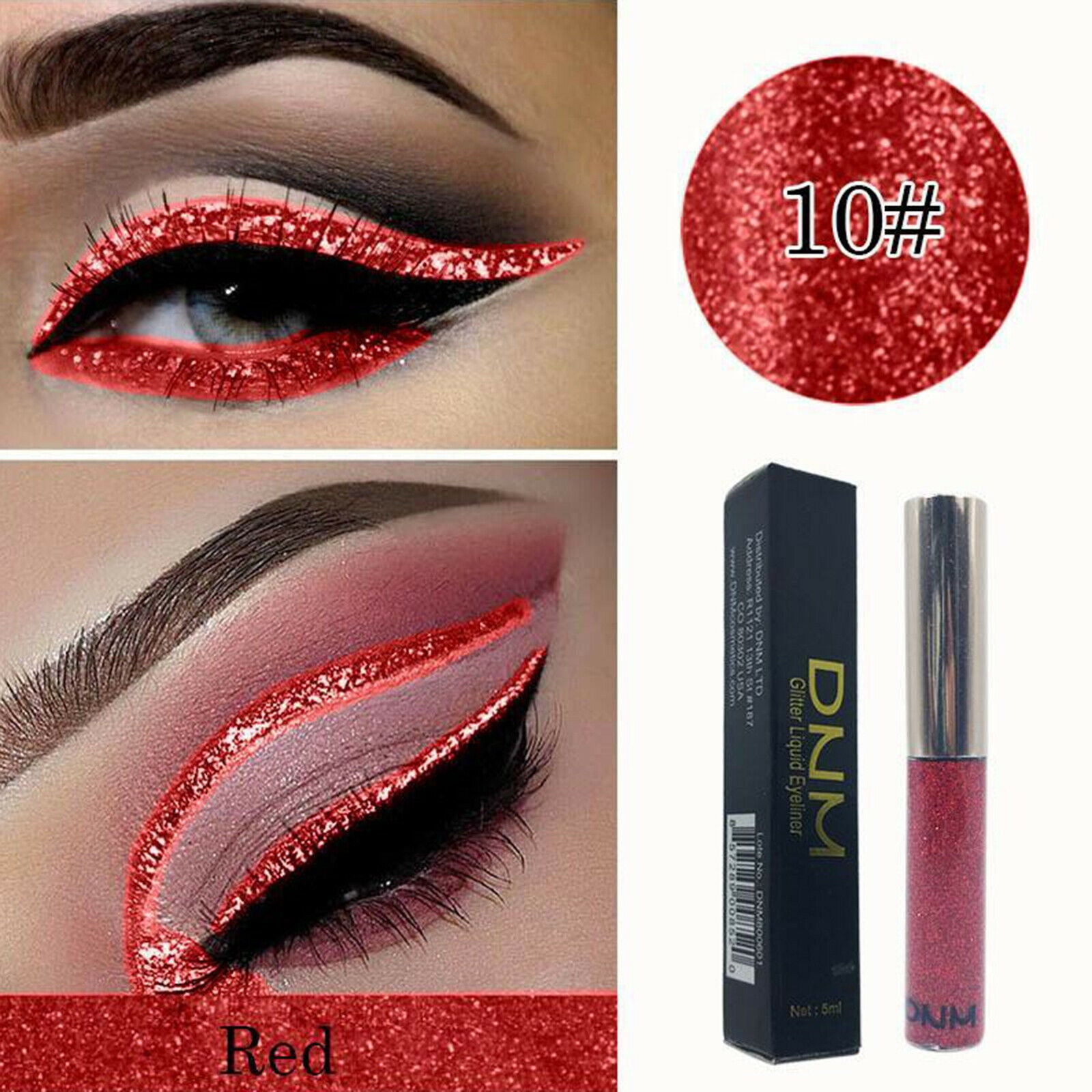 Glitter Liquid Eyeliner Shimmer Metallic Shimmer Eyeshadow  6