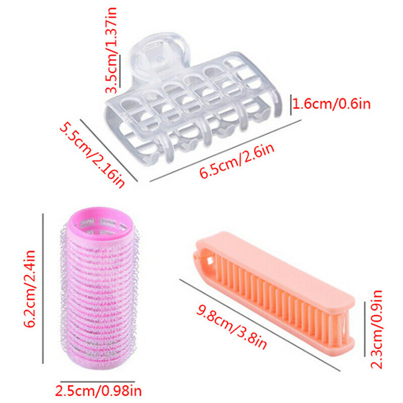 2pcs Bangs Hair Curler Clip Roller Waves Curl Air Bangs Hairstyle DIY Sal.l8