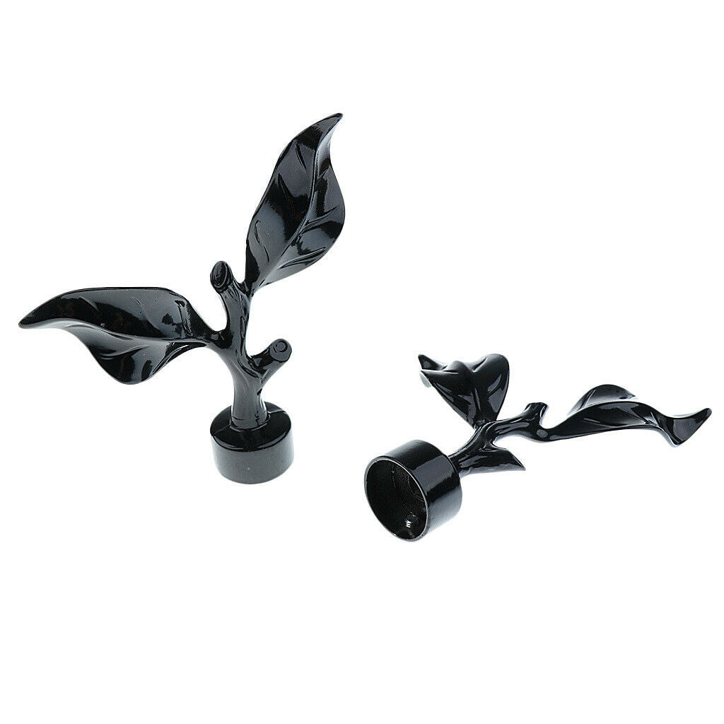 4-Piece Home Curtain Rods and Hardware - Decorative Ball Rods for Home Decor