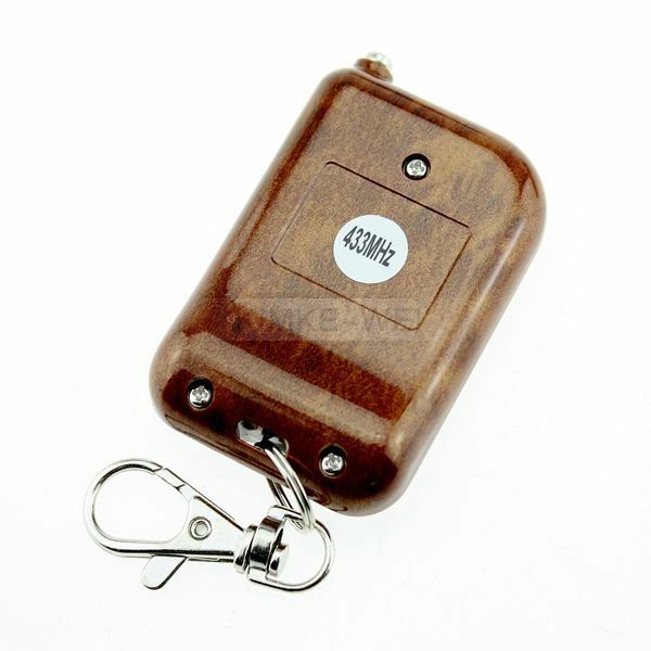 4 Channel Wireless RF Remote Control with 2 Receivers 433MHz