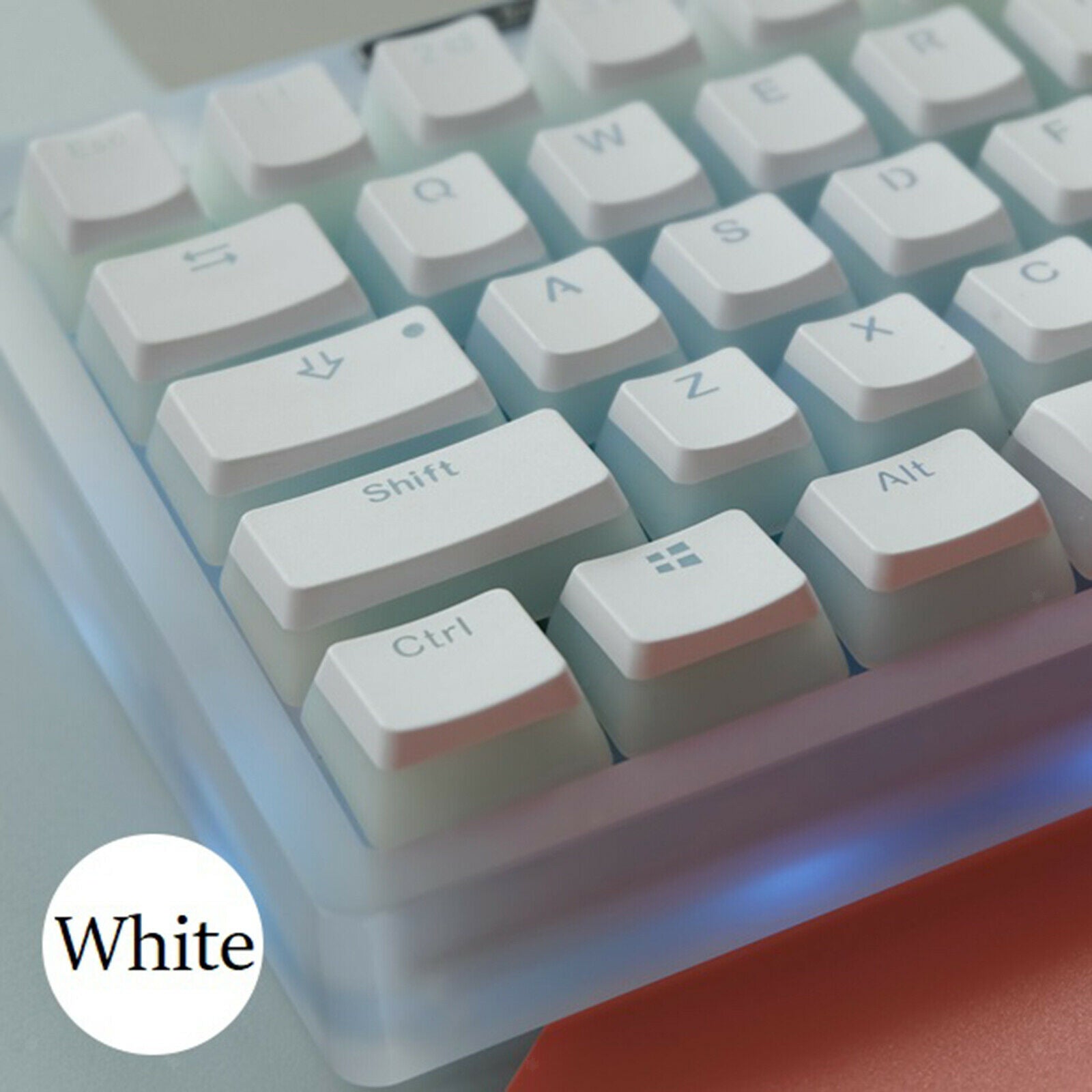 Pudding Keycaps Waterproof PBT Doubleshot 139 Key for CHERRY MX Switch Home