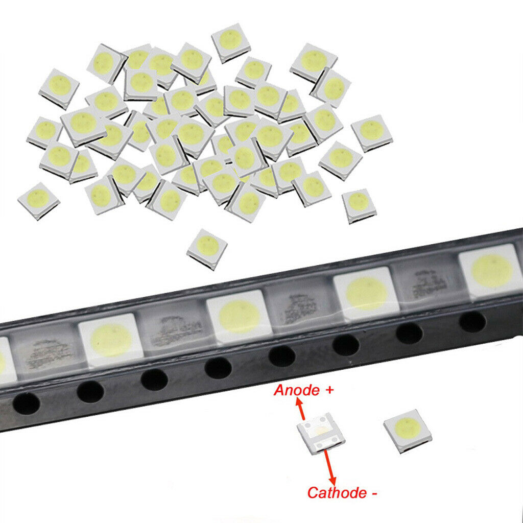50 Pcs. LED Diodes Light-emitting Diodes For Modeling, 2 W, White
